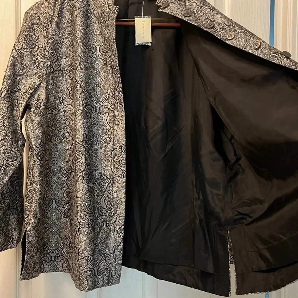 Laura Ashley Nehru blazer jacket - Picture 7 of 7